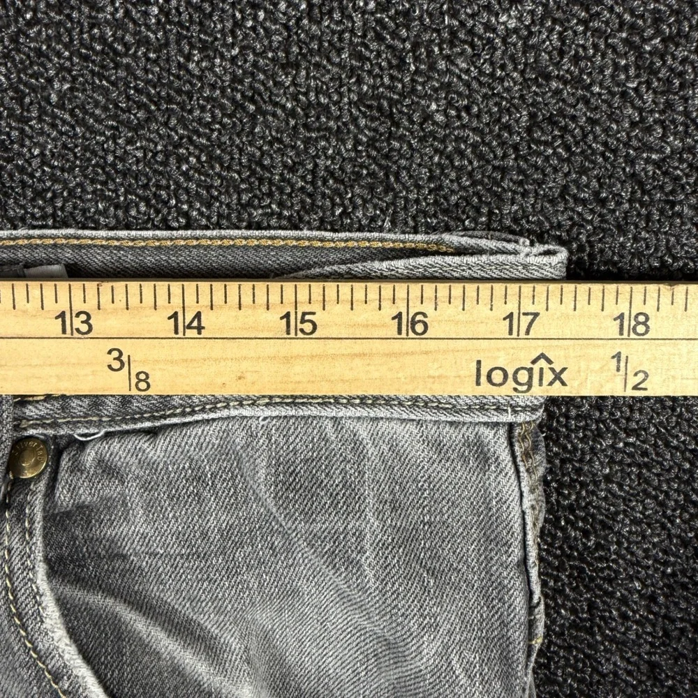 Vintage Levis SilverTab Loose Fit Jeans Men 34x30 Gray Distressed Y2K Baggy Wide